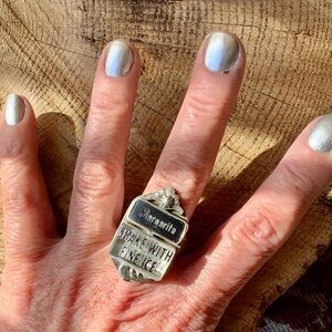 Sterling Margarita Ring, size 9
